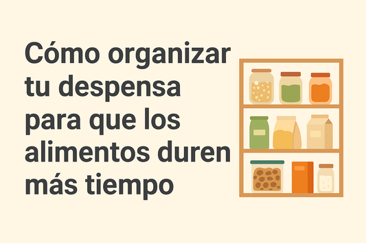 Cómo organizar tu despensa para que los alimentos duren más tiempo
