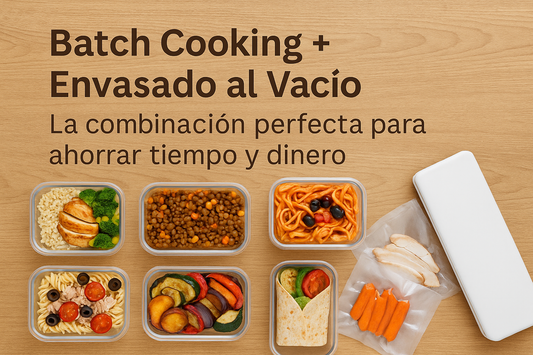 Batch Cooking + Envasado al Vacío: La combinación perfecta para ahorrar tiempo y dinero