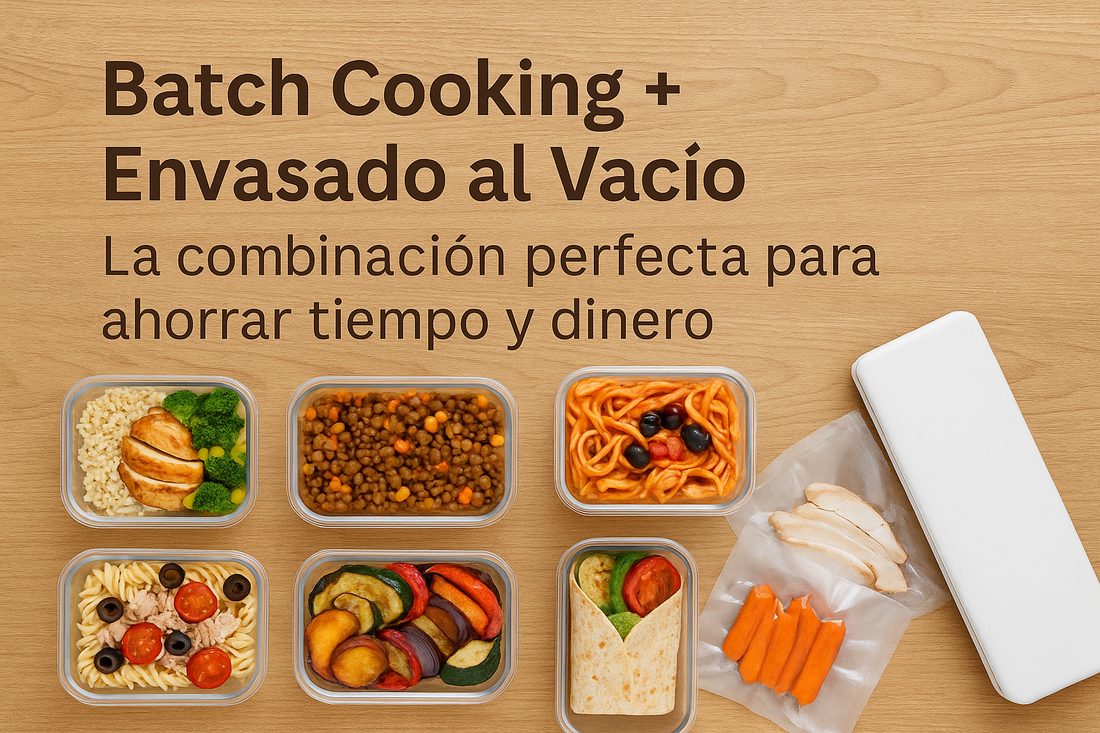 Batch Cooking + Envasado al Vacío: La combinación perfecta para ahorrar tiempo y dinero